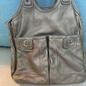 Marc by Marc Jacobs Gunmetal Leather Bag